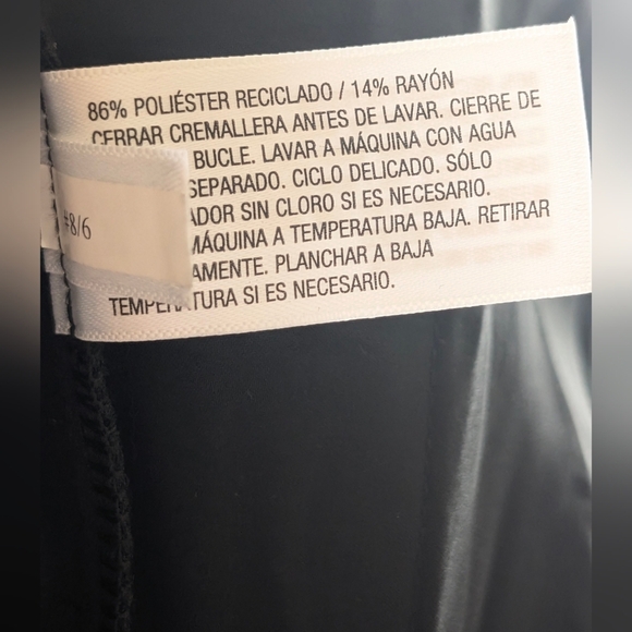 *Final Price Drop* A New Day NWT Black Satin Trousers Sz 8 - Picture 9 of 10